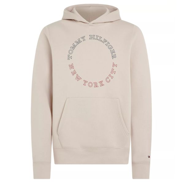 Tommy Hilfiger Monotype Roundall Hoodie Off White