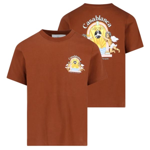 Casablanca Studio De Musique T-shirt Bruin