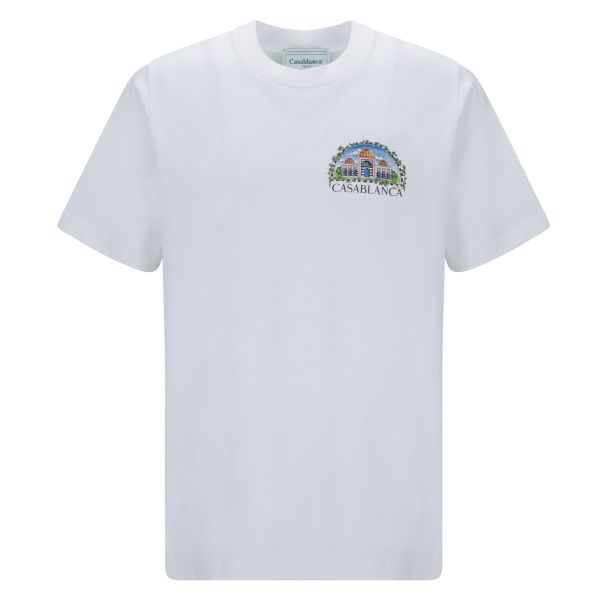 Casablanca Vue De Damas T-shirt Wit