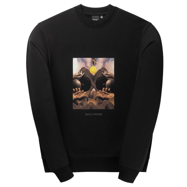 Daily Paper Landscape Sweater Zwart