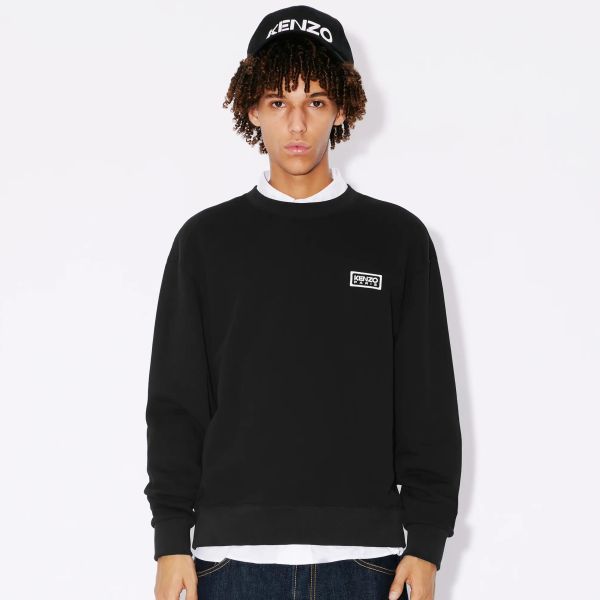 Kenzo Bicolor Kenzo Paris Classic Sweater Zwart