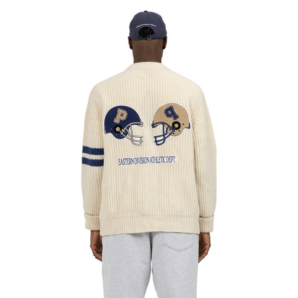 PAL Sporting Goods Frat 3.0 Wool Full Pledge Cardigan Off White