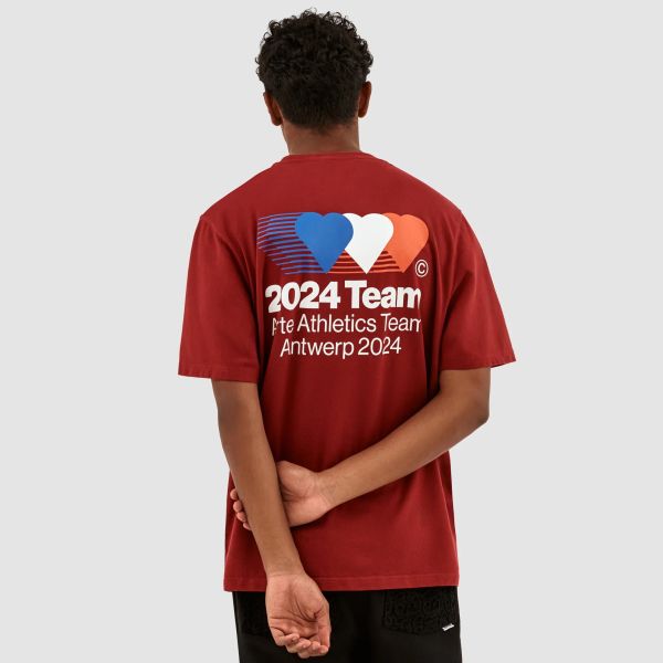 Arte Antwerp Teo Back Team T-shirt Bordeaux