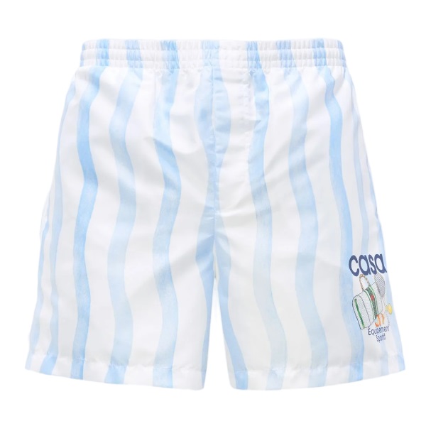 Casablanca Stripe Wave Zwembroek Wit/Blauw