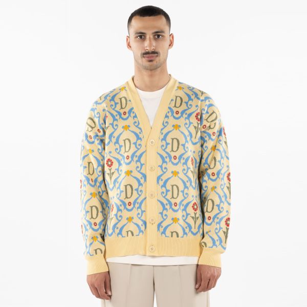 Drôle De Monsieur Ornements Cardigan Geel