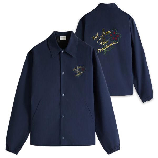 Drôle De Monsieur Slogan Esquisse Vest Navy