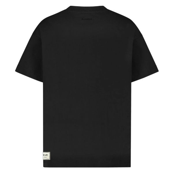 Flâneur Atelier Bottom T-shirt Zwart