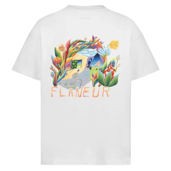 Flâneur Passage Of Time T-shirt Wit