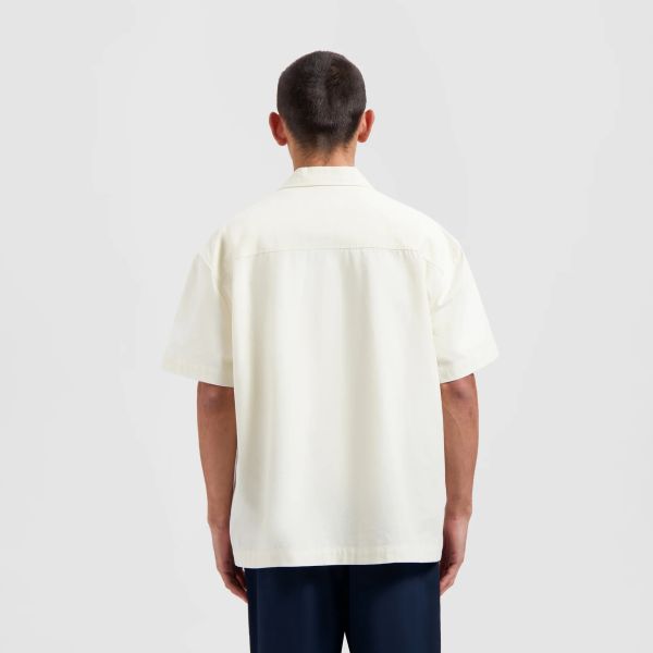 Olaf Cotton Linen Overhemd Off White