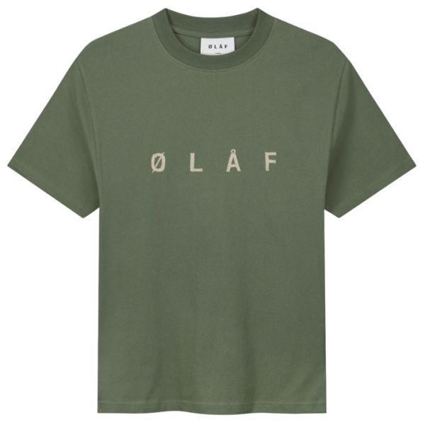 Olaf Embroidery T-shirt Groen