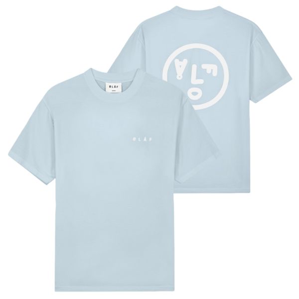 Olaf Face T-shirt Licht Blauw