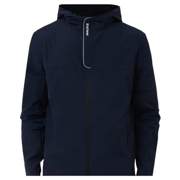 Banlieue B+ Performance Tracktop Hooded Top Navy