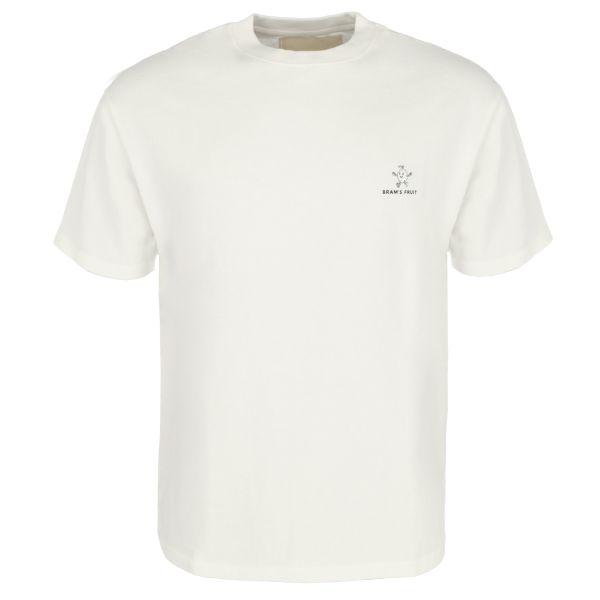 Bram’s Fruit Outline Lemon T-shirt Wit