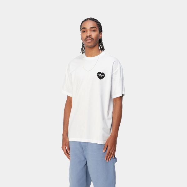 Carhartt Heart Bandana T-shirt Wit