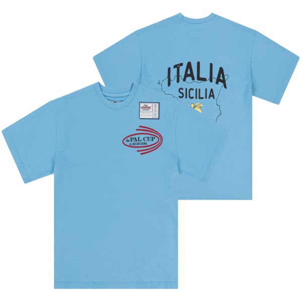 PAL Sporting Goods Lemon Souvenir T-shirt Licht Blauw