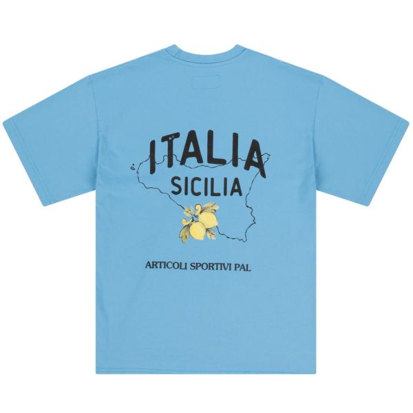 PAL Sporting Goods Lemon Souvenir T-shirt Licht Blauw