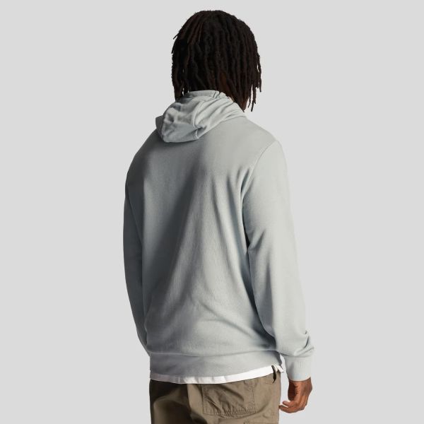 Lyle & Scott Loopback Embroidered Hoodie Blauw