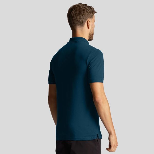 Lyle & Scott Plain Polo Donker Blauw