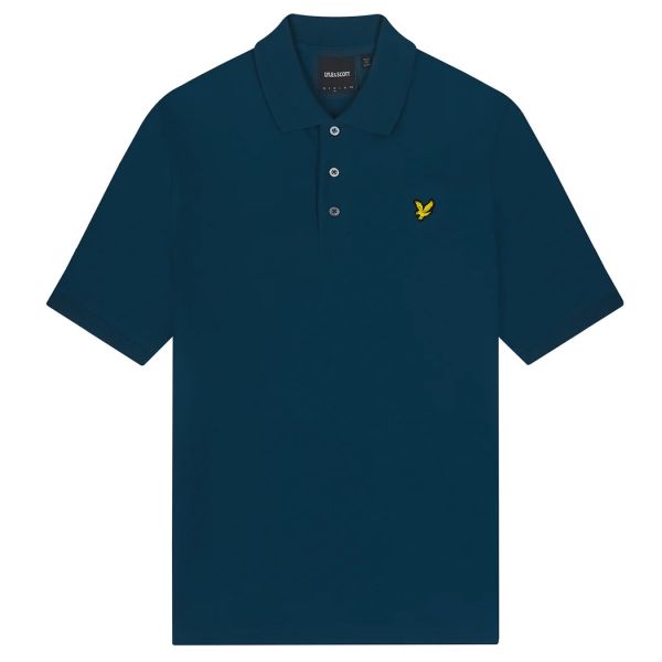 Lyle & Scott Plain Polo Donker Blauw