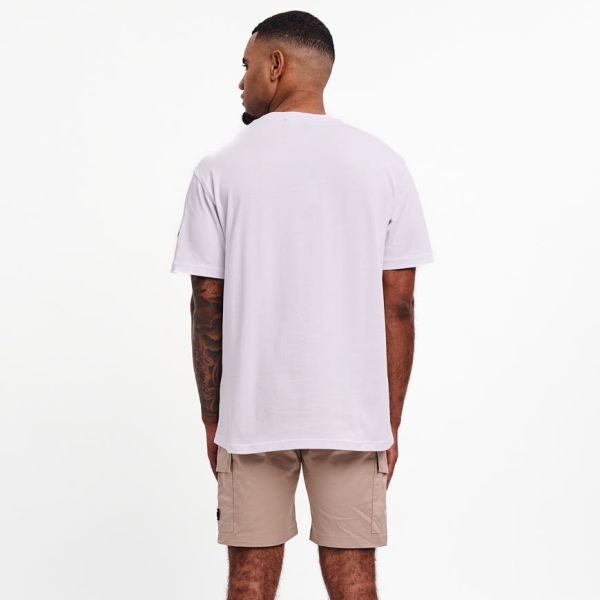 Malelions Collar T-shirt Wit