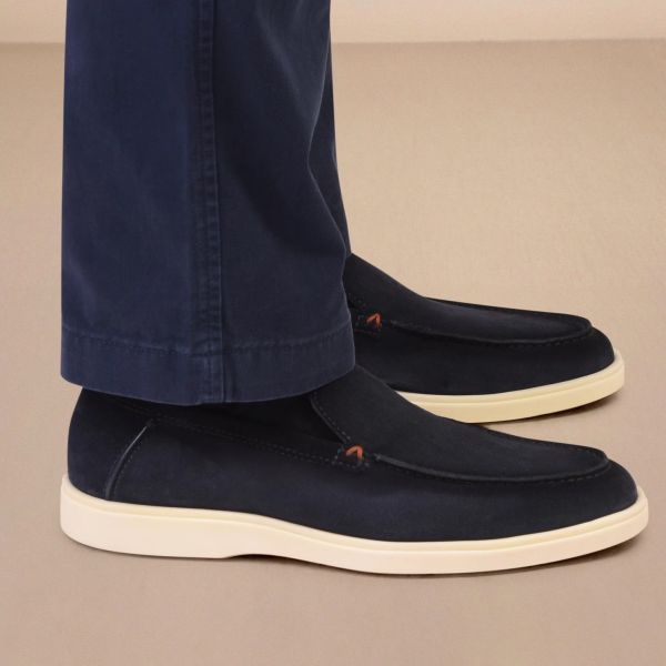 Santoni Botanist Loafers Donker Blauw