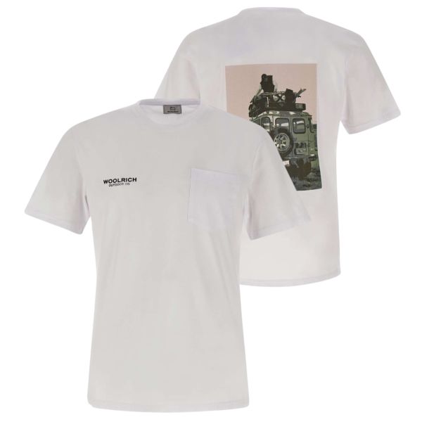 Woolrich Safari T-shirt Wit