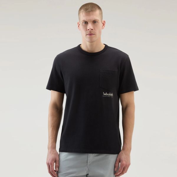 Woolrich Trail T-shirt Zwart