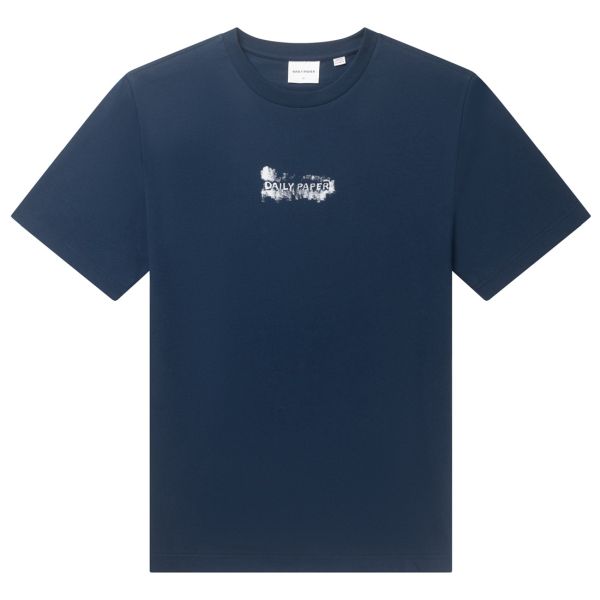 Daily Paper Scratch Logo T-shirt Donker Blauw