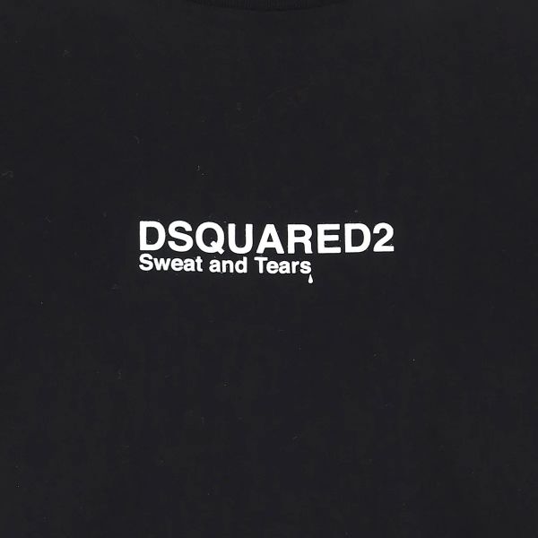 Dsquared2 Sweat and Tears T-shirt Zwart