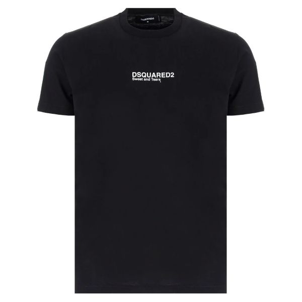 Dsquared2 Sweat and Tears T-shirt Zwart