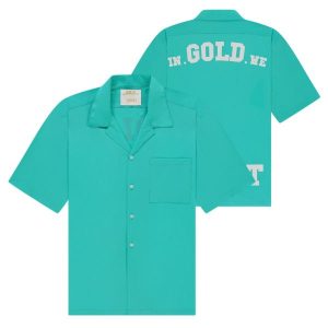 In Gold We Trust The Beach Overhemd Blauw