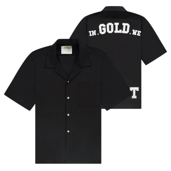 In Gold We Trust The Beach Overhemd Zwart