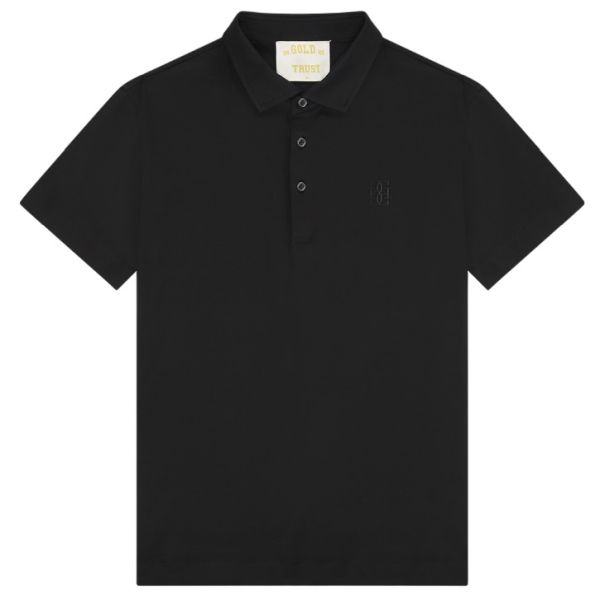 In Gold We Trust The Smooth Polo Zwart