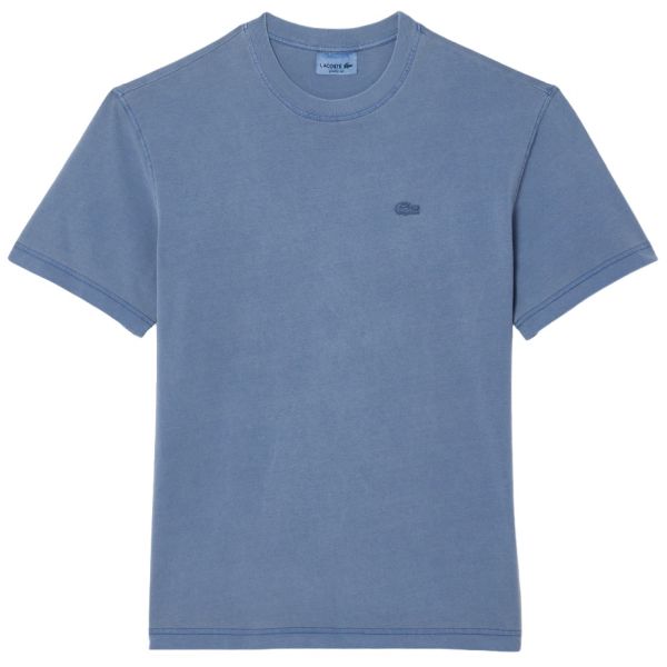Lacoste Natural Dyed T-shirt Blauw