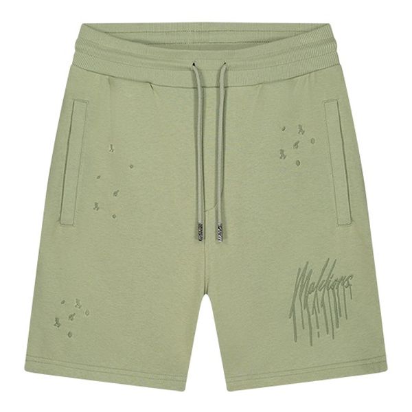 Malelions Painter Korte Broek Licht Groen