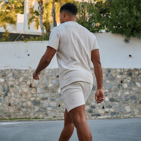 Malelions Painter Korte Broek Off White