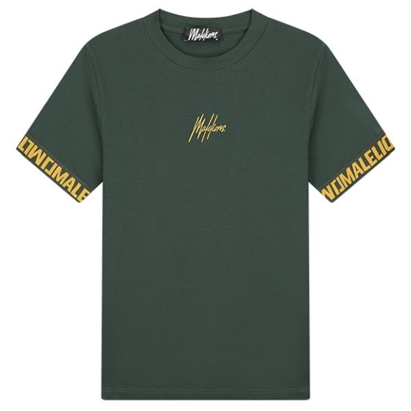 Malelions Venetian T-shirt Donker Groen
