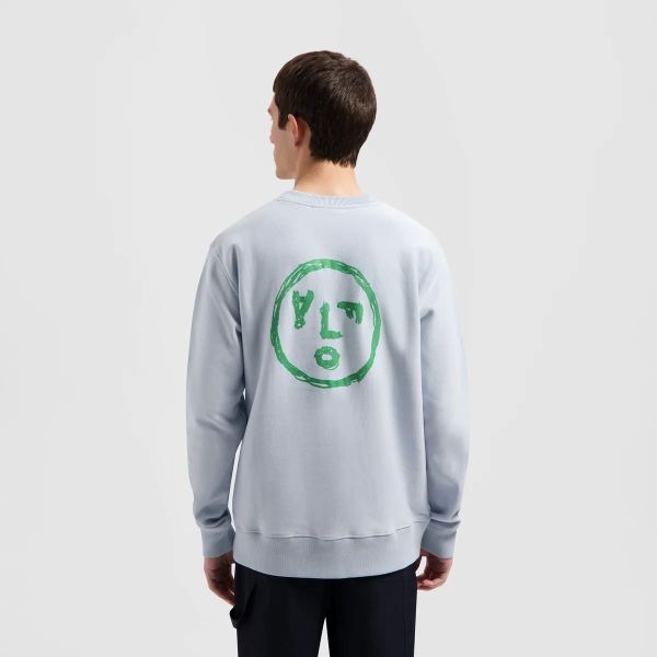 Olaf Face Crayon Sweater Licht Blauw