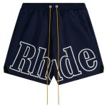 Rhude Logo Track Korte Broek Navy