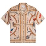 Rhude Nautica Silk Overhemd Beige