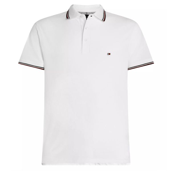 Tommy Hilfiger 1985 RWB Tipped Polo Wit