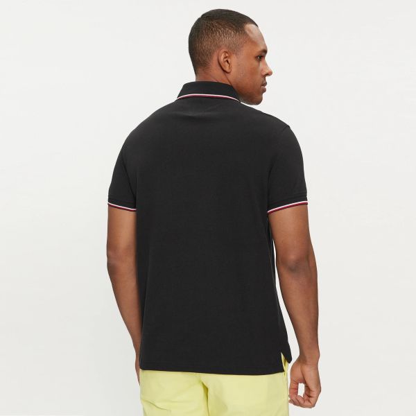 Tommy Hilfiger 1985 RWB Tipped Polo Zwart