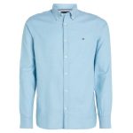 Tommy Hilfiger Flex Dobby Overhemd Blauw