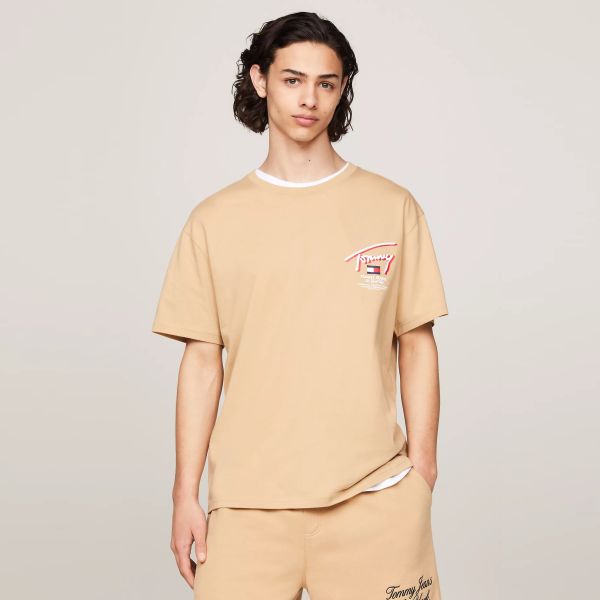 Tommy Jeans 3D Street T-shirt Beige