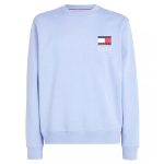 Tommy Jeans Essential Flag Sweater Licht Blauw