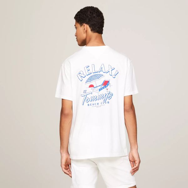Tommy Jeans Novelty Graphic T-shirt Wit