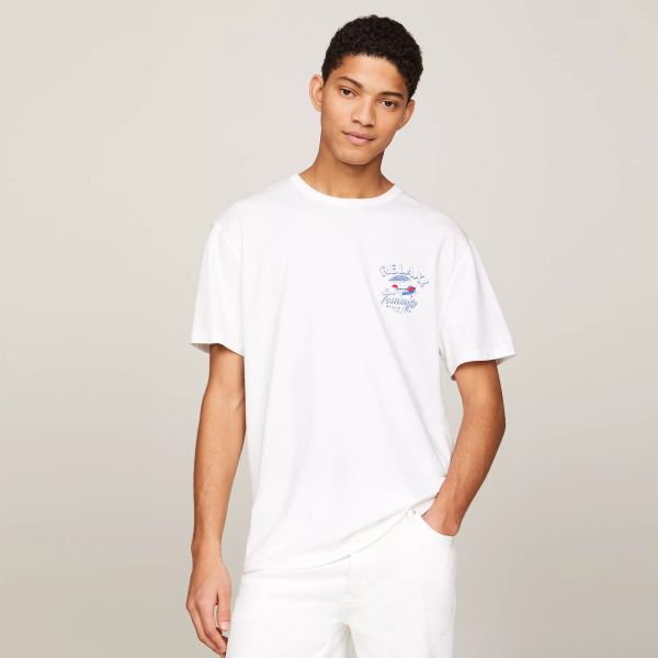 Tommy Jeans Novelty Graphic T-shirt Wit