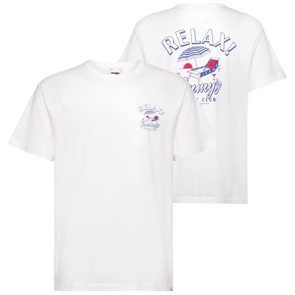 Tommy Jeans Novelty Graphic T-shirt Wit