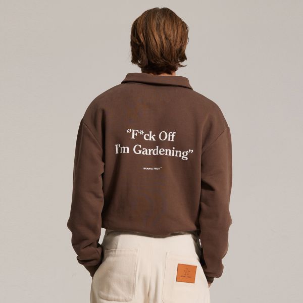 Bram's Fruit Gardening Polo Sweater Bruin