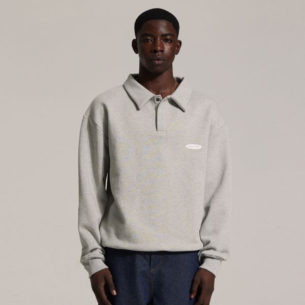 Bram's Fruit Gardening Polo Sweater Grijs